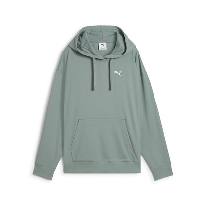 PUMA ESS ELEVATED COMFORT RIB HOODIE GREEN 685023-30