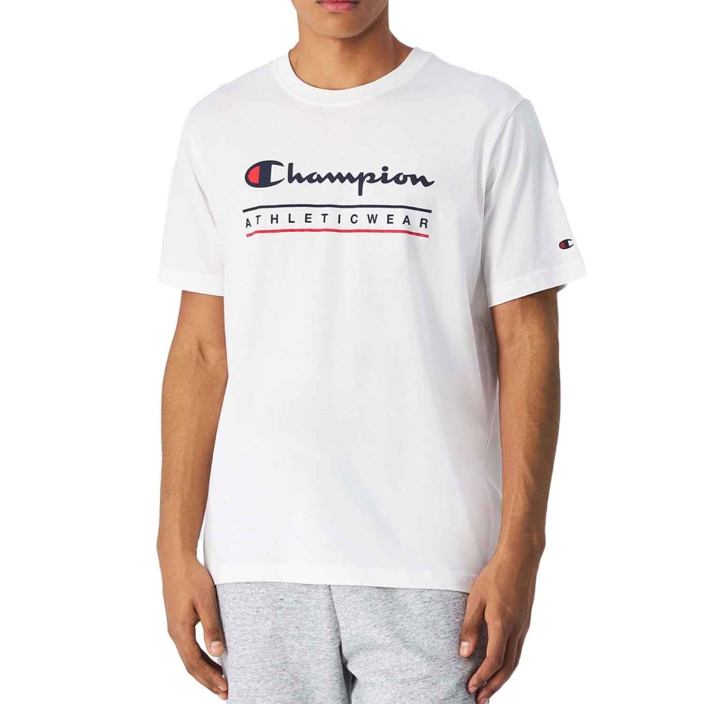 CHAMPION SS TEE WHT 220772-WW001