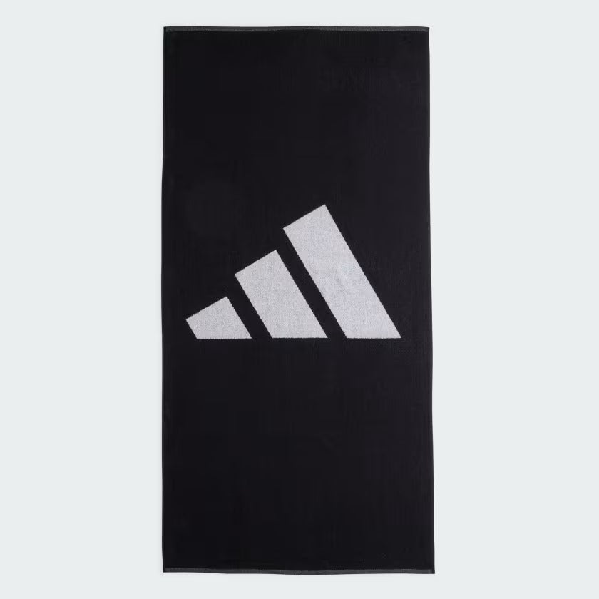 ADIDAS 3BAR TOWEL LARG BLACK/WHITE IU1289
