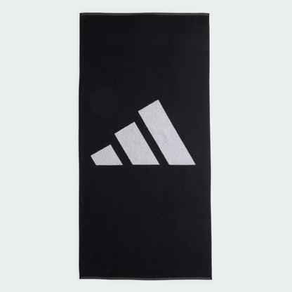 ADIDAS 3BAR TOWEL LARG BLACK/WHITE IU1289