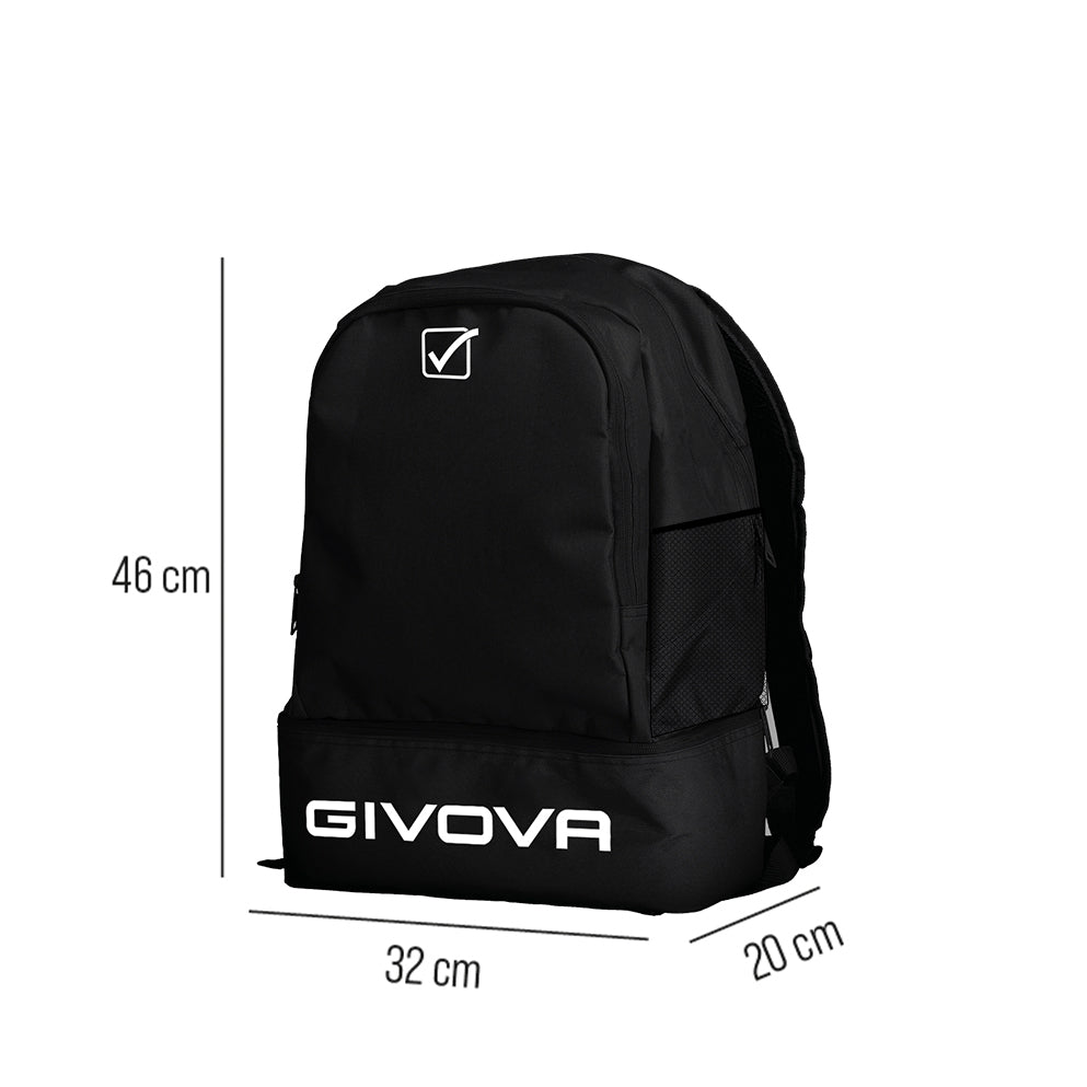 GIVOVA Zaino Calcio Europa B081 2000001063859 – Nero