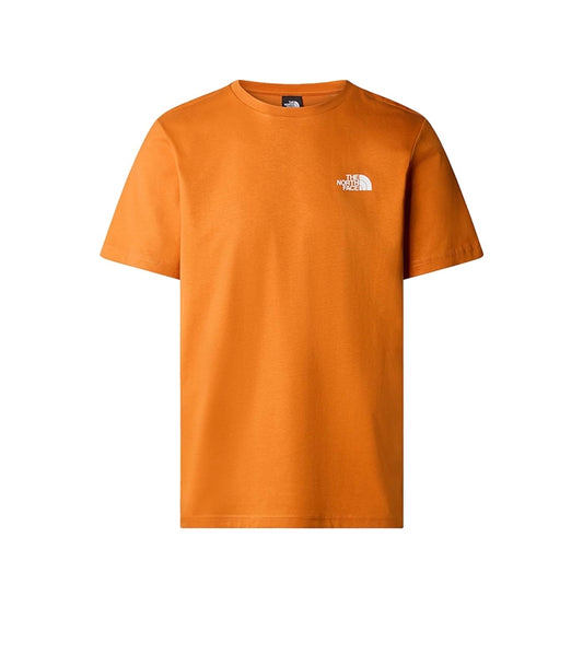 THE NORTH FACE M S/S REDBOX TEE DESERT RUST NF0A87NPPCO1