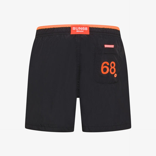 Sun68 BOY'S SWIM PANT FLUO DETAIL WAISTBAND H36306-11