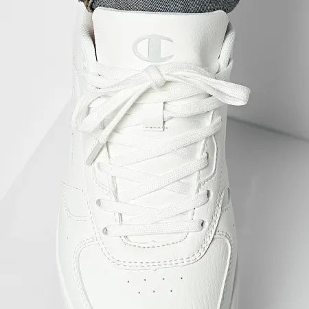 CHAMPION NEWMAN LOW CUT SHOE TRIPLE WHT S22300-WW001