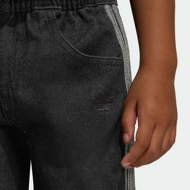 Pantaloni Adidas Firebird Denim Bambina Neri KD5809