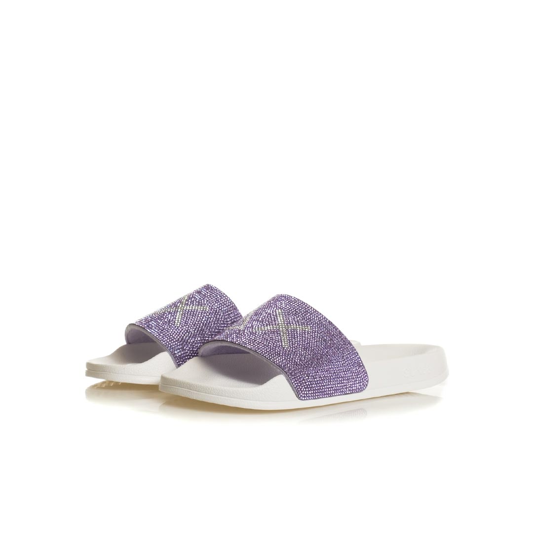 Sun68 GIRL'S SLIPPERS STRASS LOGO X36411-0124