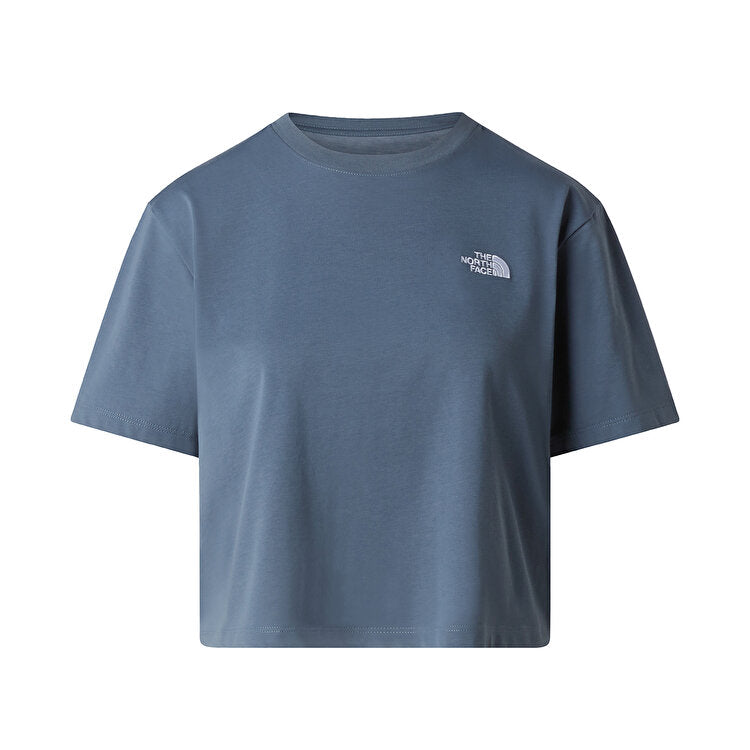 The North Face W Evolution Dome Crop SS Tee Grigio