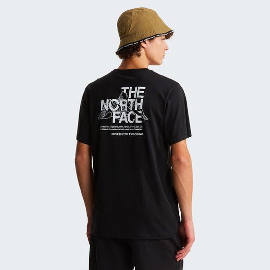 THE NORTH FACE M MOUNTAIN SKETCH REGULAR SHORT SLEEVE TNF BLACK NF0A8GUZJK31