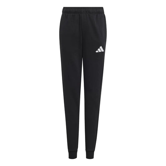 Adidas Entrada26 Sweat – Pantaloni tuta jogger bambino unisex nero in felpa (fleece) – JZ9136