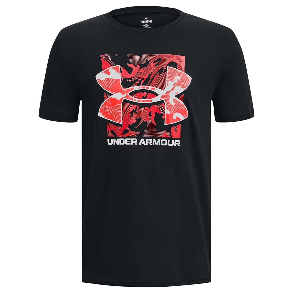 UNDER ARMOUR UA BOX LOGO CAMO SS - black 1377317-001