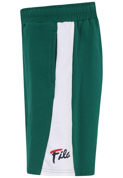 FILA LICHTENSTEIN BLOCKED SHORTS AVENTURINE-BRIGHT WHITE FAT0502-63116