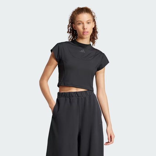 ADIDAS W CE G CRO TEE BLACK JF3413