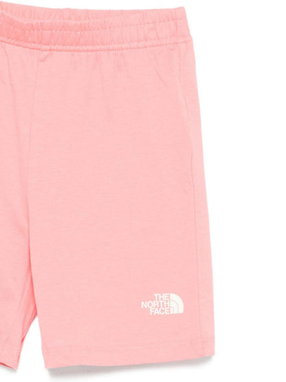THE NORTH FACE KID BOX NSE PLAY REG SHORT SET WHITE DUNE/CORAL CRUSH NF0A8G1HN9W1