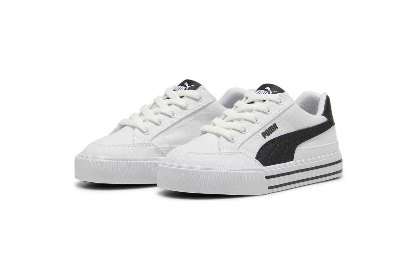 PUMA COURT CLASSIC VULC FS PS WHITE-BLACK 396559-02