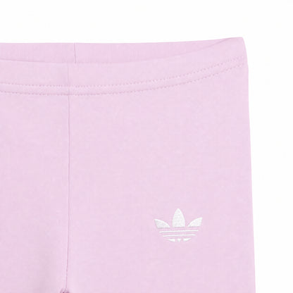 Adidas Tuta Bambina Felpa Girocollo e Pantaloni Rosa KS1259 – foto 6