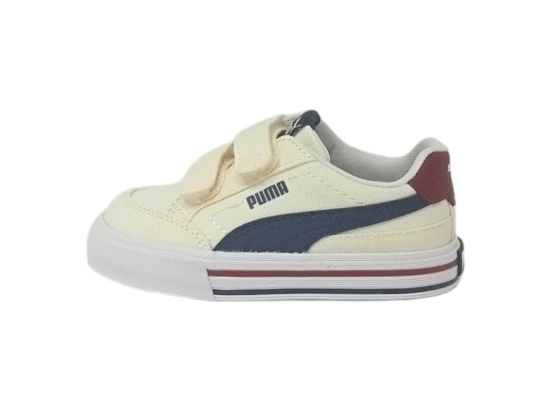 PUMA COURT CLASSIC VULC FS V INF WARM WHITE-NAVY-SUGARED ALMOND 396561-01