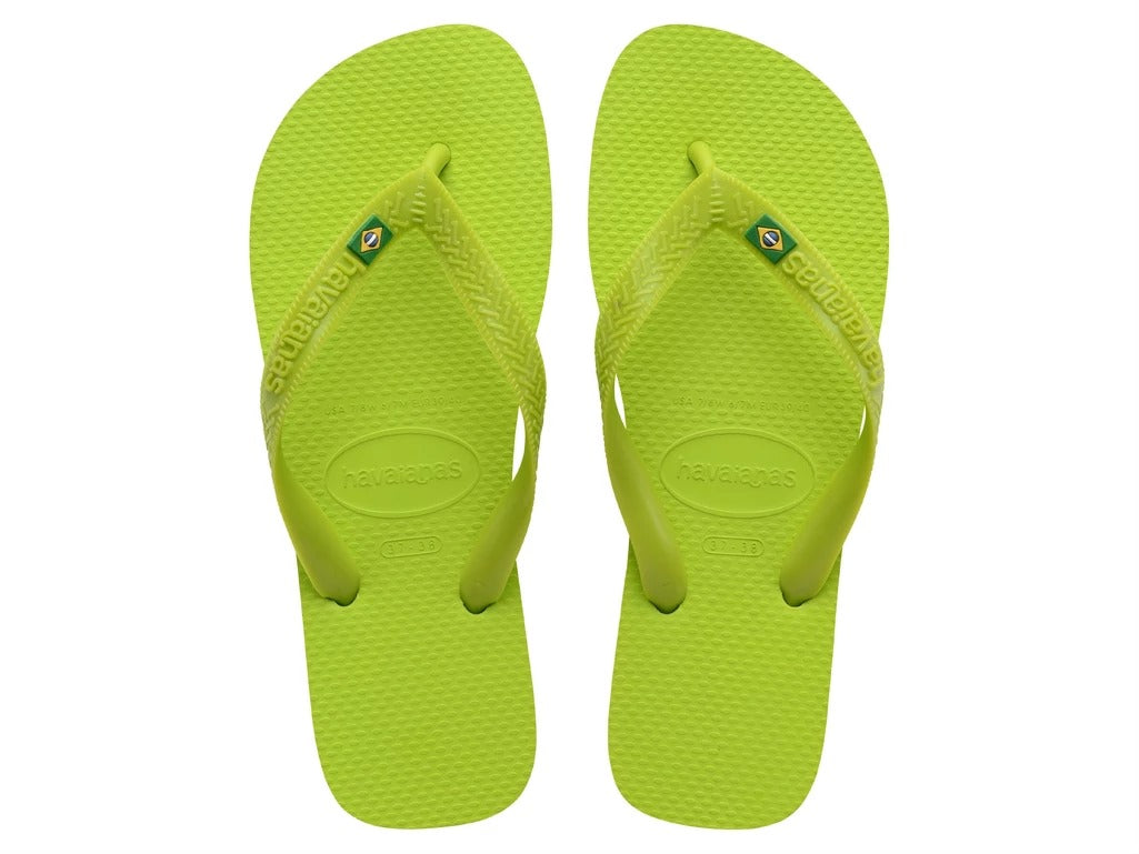 Havaianas BRASIL LIME GREEN/LIME GREEN  LIME GREEN/LIME GREEN 4000032-7344