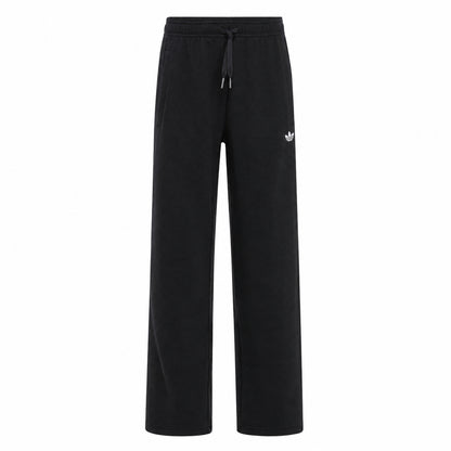 Adidas Pantaloni Bambino Waffle Wide Leg Nero KR9006