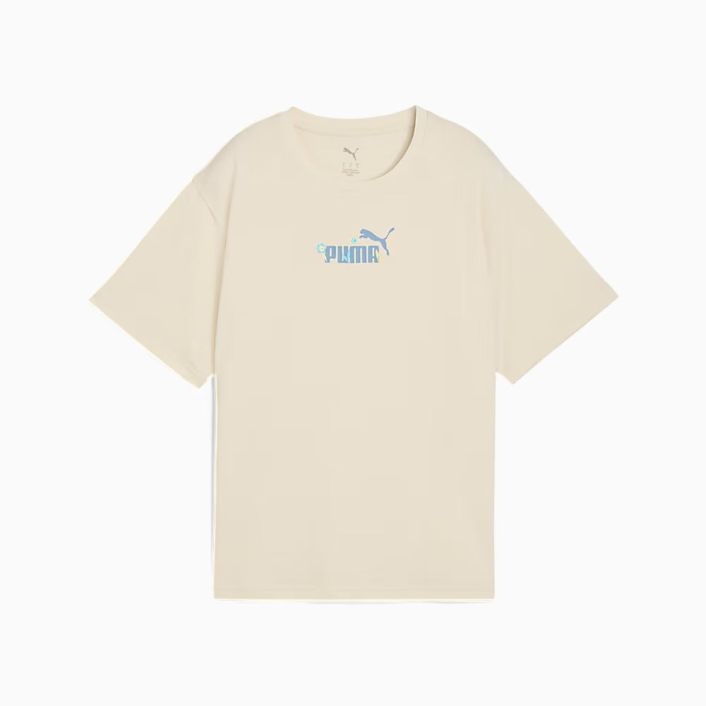 PUMA ESS NATURE 2.0 RELAXED TEE WHITE 688077-87