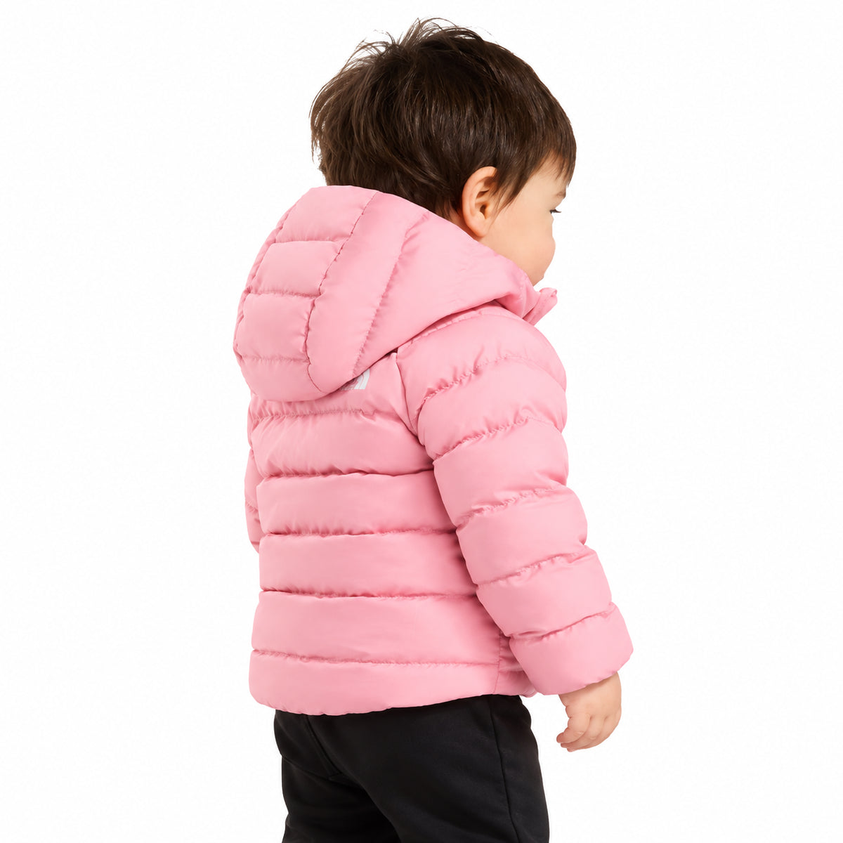 The North Face Baby Reversible Perrito Giacca Imbottita Reversibile con Cappuccio Neonata Bimba Rosa Primrose Inverno Taglie 6-24 Mesi NF0A88W3NO91
