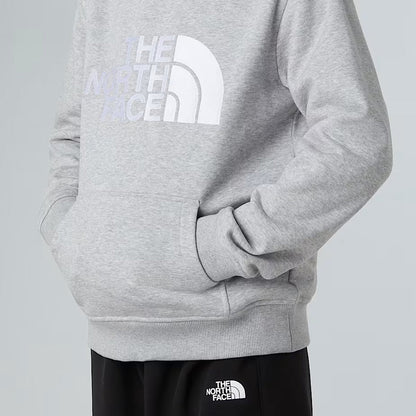 THE NORTH FACE TEEN DREW PEAK PULLOVER HOODIE TNF LIGHT GREY HEATHER NF0A8EHHDYX1