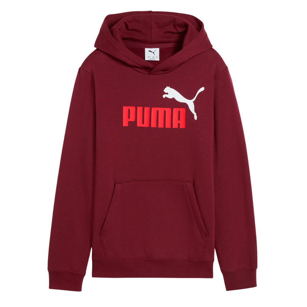 PUMA ESS 2 COLOR NO. 1 LOGO HOODIE FL B RED 685822-96