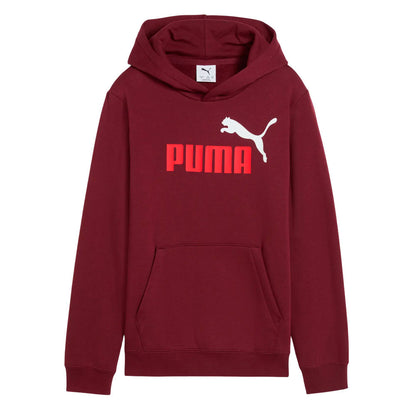 PUMA ESS 2 COLOR NO. 1 LOGO HOODIE FL B RED 685822-96