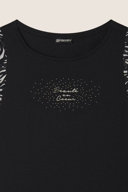 FREDDY CANOTTA BLACK - ZEBRA ANIMALIER S25WSLT6-NAN116