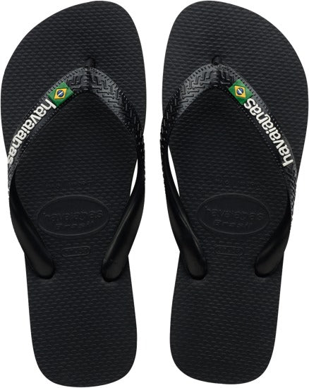Havaianas BRASIL LOGO BLACK/BLACK  BLACK/BLACK 4110850-1069