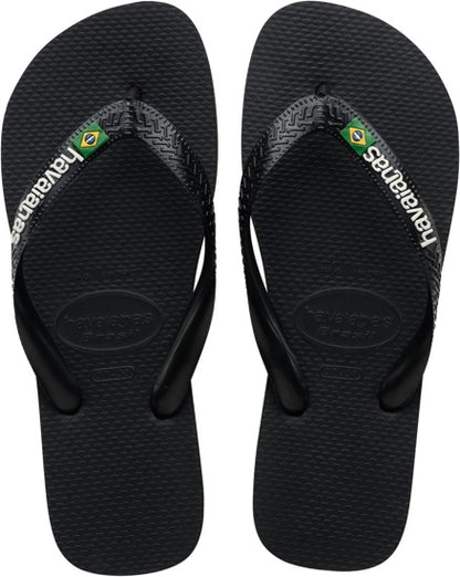 Havaianas BRASIL LOGO BLACK/BLACK  BLACK/BLACK 4110850-1069