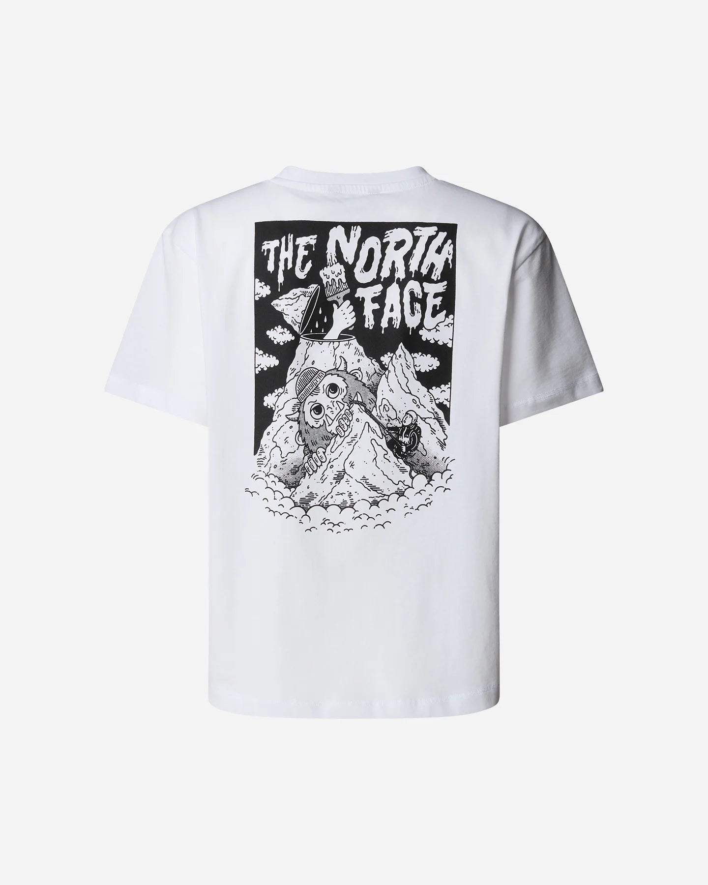 THE NORTH FACE B SPORTS OVERSIZED POCKET SS TEE - GRAPH TNF WHITE NF0A8EAKFN41