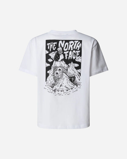 THE NORTH FACE B SPORTS OVERSIZED POCKET SS TEE - GRAPH TNF WHITE NF0A8EAKFN41