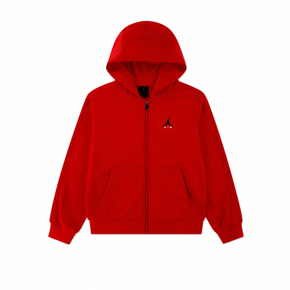 Jordan Brooklyn Full Zip Hoodie – Felpa Bambino Rossa