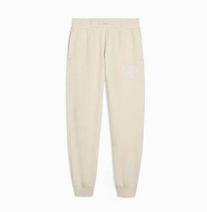 PUMA ESS SCRIPT COMFORT SWEATPANTS TR CL WHITE 684985-87
