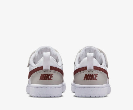 NIKE COURT BOROUGH LOW RECRAFT WHITE/DARK PONY-LT IRON ORE-WHITE FZ4522-100