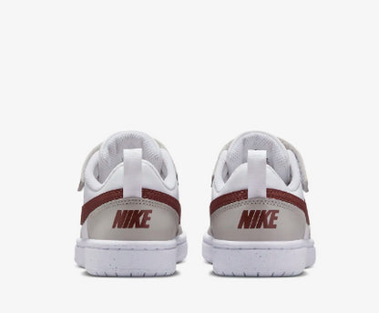 NIKE COURT BOROUGH LOW RECRAFT WHITE/DARK PONY-LT IRON ORE-WHITE FZ4522-100