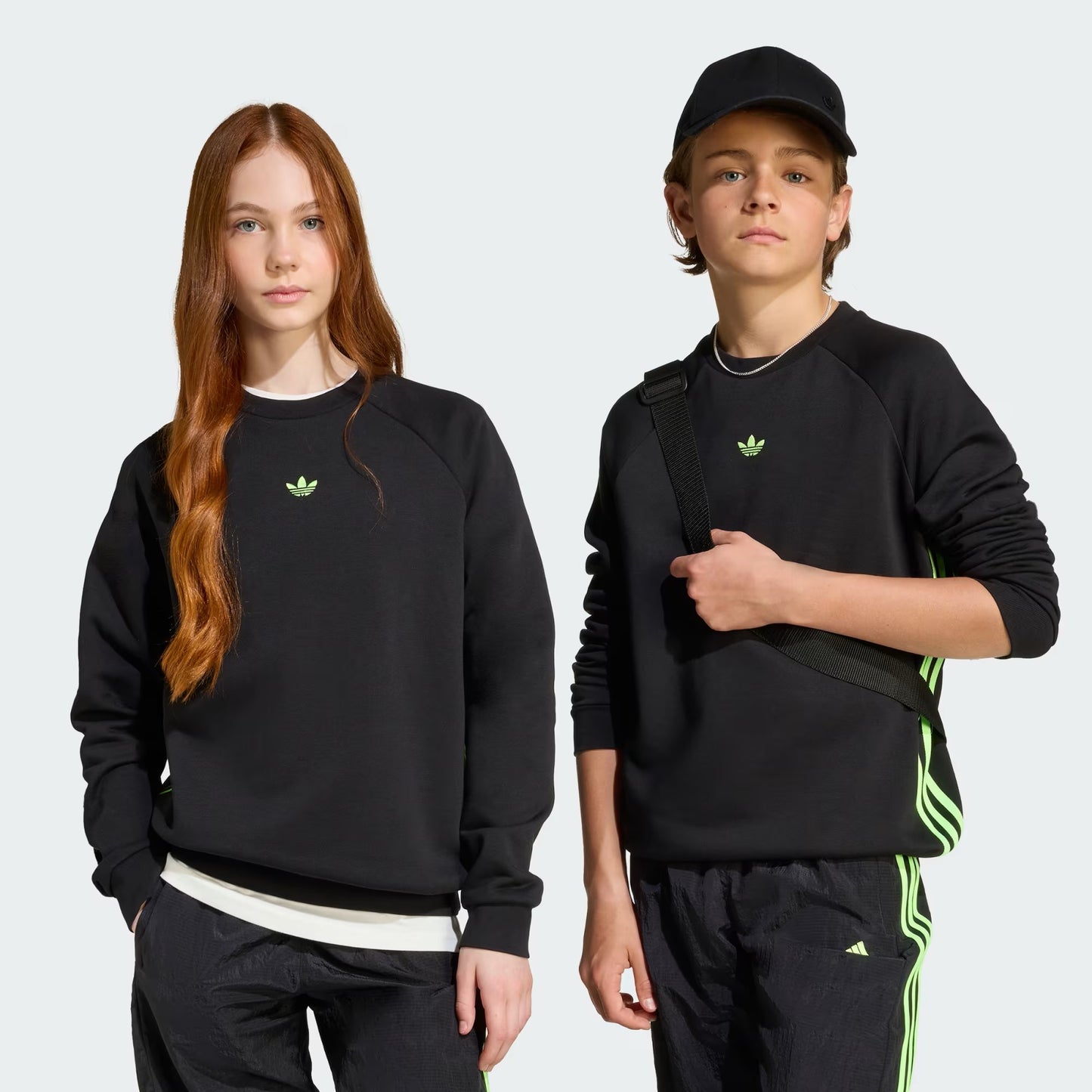 ADIDAS AOR LOOSE CREW BLACK JV7795