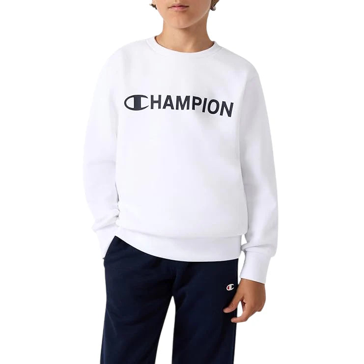 CHAMPION CREWNECK SWEATSUIT WHT/NNY 307263-WW001