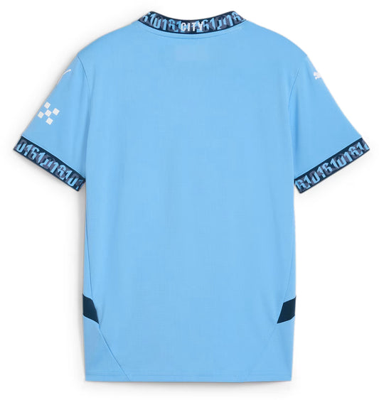PUMA MCFC HOME JERSEY REPLICA JR TEAM LIGHT BLUE-MARINE BLUE 775078-01