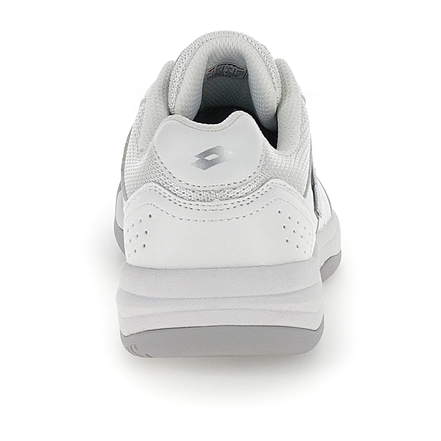 LOTTO COURT LOGO AMF XX W ALL WHITE/SILVER METAL 2 sneakers 220655-1GN