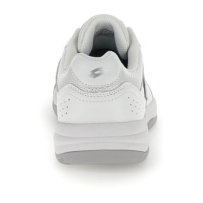 LOTTO COURT LOGO AMF XX W ALL WHITE/SILVER METAL 2 sneakers 220655-1GN