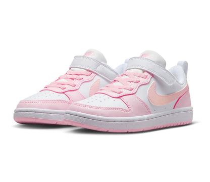 NIKE COURT BOROUGH LOW RECRAFT WHITE/PINK FOAM DV5457-105