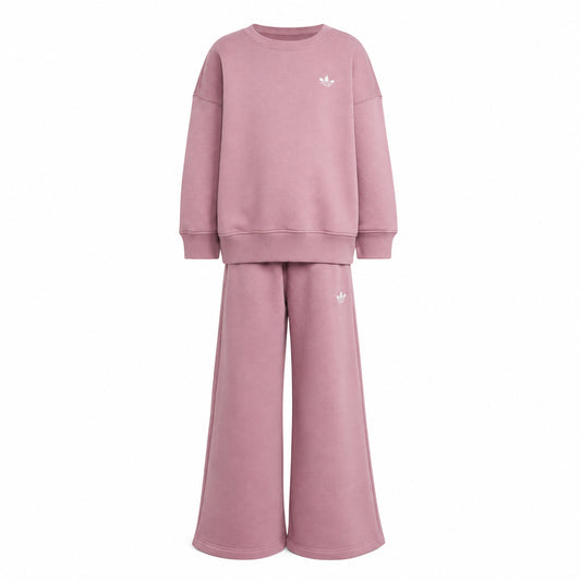 Adidas Crew Pants Set Bambini Rosa