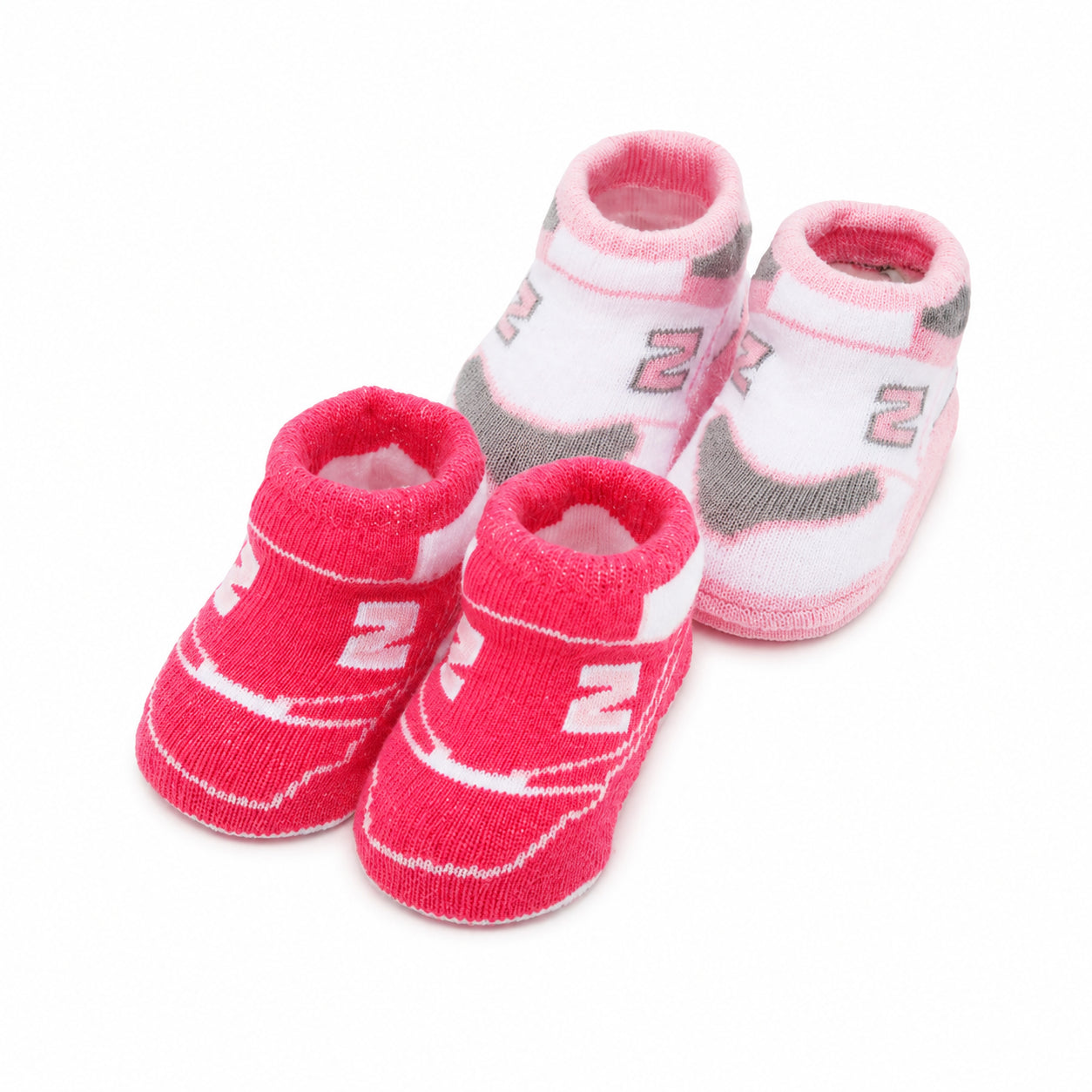 New Balance Classics 2 Pack Bootie Set LAKB0104-LLS | Neonata | Lilac Sachet