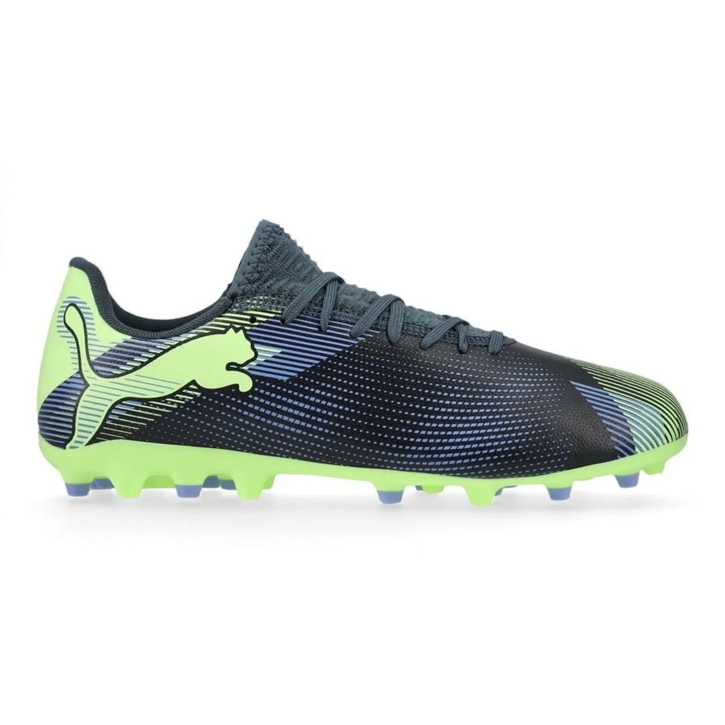 PUMA FUTURE 7 PLAY MG JR GRAY SKIES-ELEKTRO PURPLE-FIZZY APPLE-PUMA WHITE 108019-03
