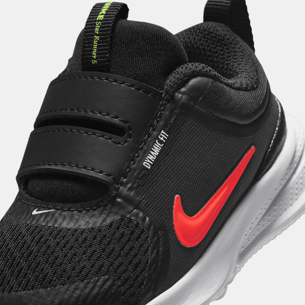 NIKE STAR RUNNER 5 TD BLACK/BRIGHT CRIMSON-ANTHRACITE-VOLT TINT HF7006-010