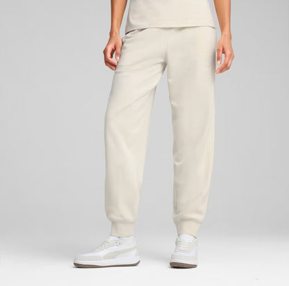 PUMA ESS SCRIPT COMFORT SWEATPANTS TR CL WHITE 684985-87