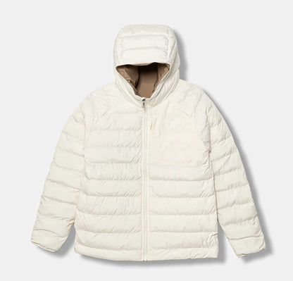 THE NORTH FACE G REVERSIBLE PERRITO HOODED JACKET WHITE DUNE NF0A88UEQLI1