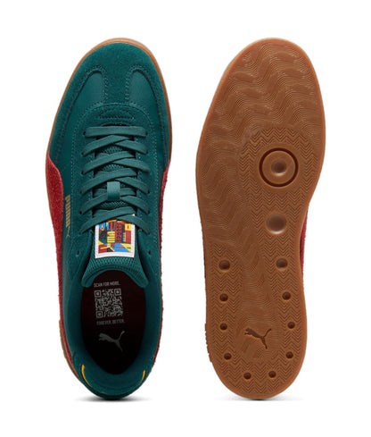 PUMA CLUB II ERA YEAR OF SPORTS DARK MYRTLE-INTENSE RED-GUM 399613-01