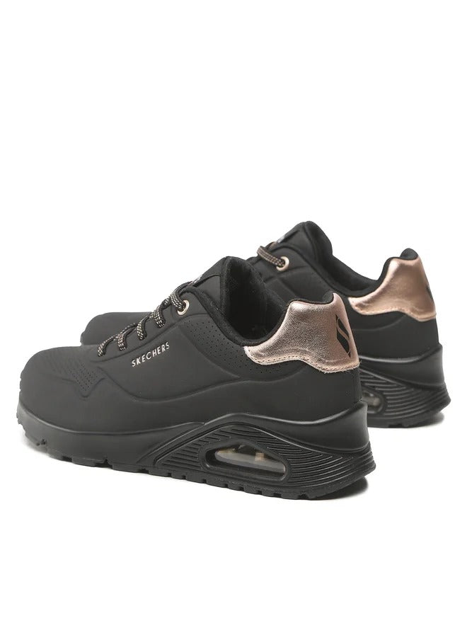 Skechers Uno Shimmer Away Sneakers Donna Nere